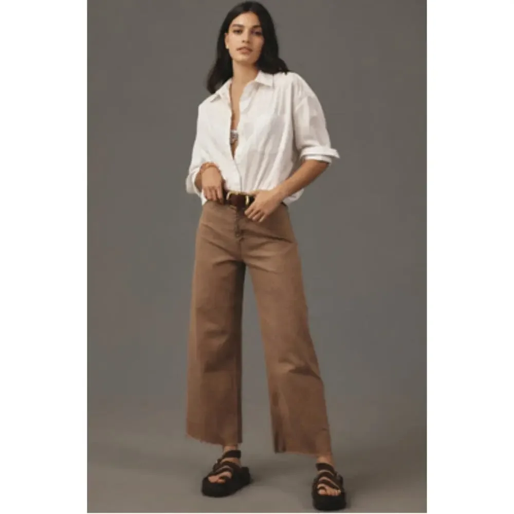 Pistola Penny High-Rise Crop Wide-Leg Jeans - Size 26 - Picture 2 of 12